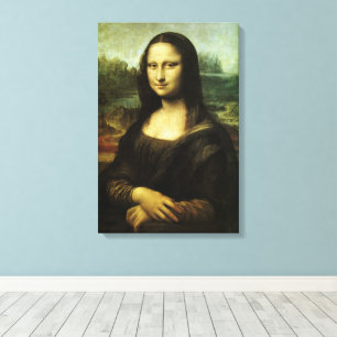 Leonardo da Vincis Mona Lisa, renässanskonst Canvastryck