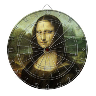 Leonardo da Vincis Mona Lisa, renässanskonst Darttavla