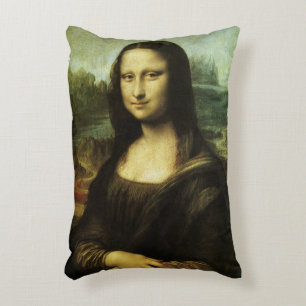 Leonardo da Vincis Mona Lisa, renässanskonst Prydnadskudde