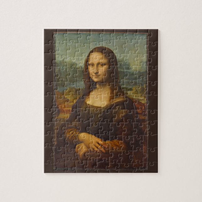 Leonardo da Vincis Mona Lisa, renässanskonst Pussel (Vertikal)