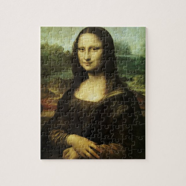 Leonardo da Vincis Mona Lisa, renässanskonst Pussel (Vertikal)