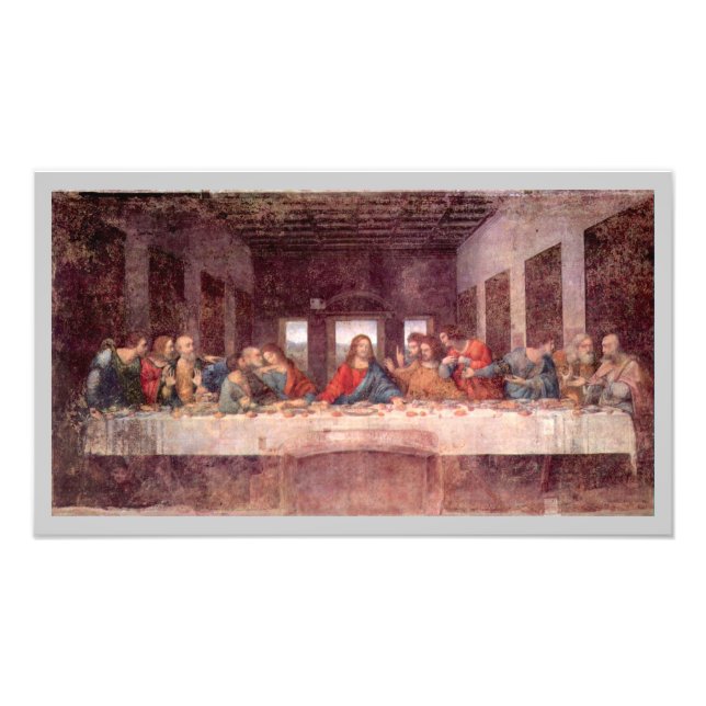 Leonardo da Vincis Nattvarden Fototryck (Framsidan)
