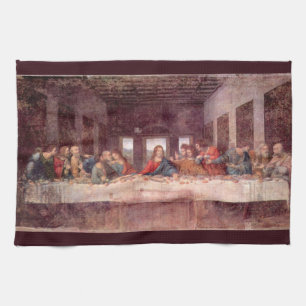 Leonardo da Vincis Nattvarden Kökshandduk