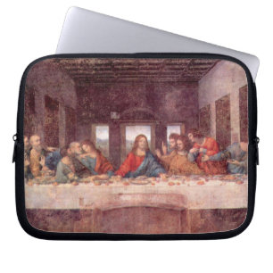 Leonardo da Vincis Nattvarden Laptop Sleeve