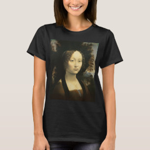 Leonardo da Vincis Porträtt av Ginevra Benci T Shirt