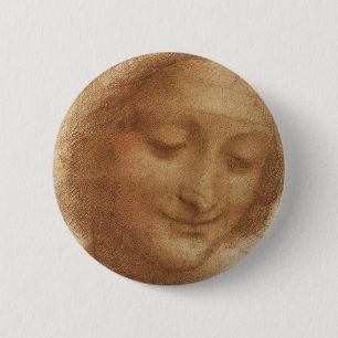 Leonardo da Vincis porträtt av Santa Anna-studie Knapp