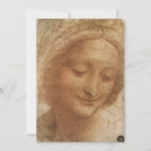 Leonardo da Vincis Porträtt i Saint Anne Study