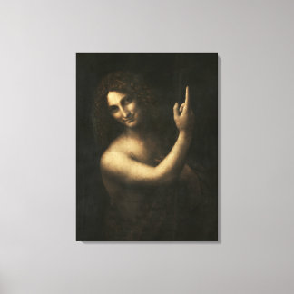 Leonardo da Vinci's Saint John Baptist (1513-1) Canvastryck