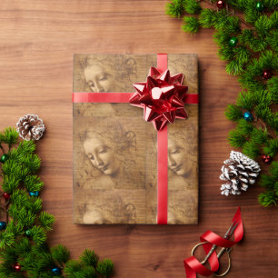 Leonardo da Vincis Scapigliata, Kvinnohuvud Presentpapper