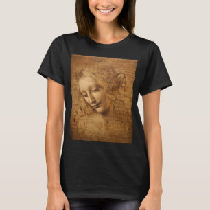 Leonardo da Vincis Scapigliata, Kvinnohuvud T Shirt