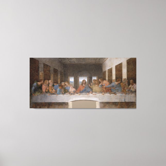Leonardo Da Vincis sista leverans Canvastryck (Framsida)