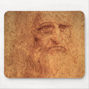 Leonardo da Vincis Självporträtt, Renaissance Art Musmatta