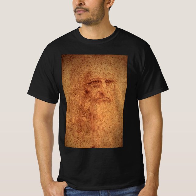 Leonardo da Vincis Självporträtt, Renaissance Art Tröja (Framsida)