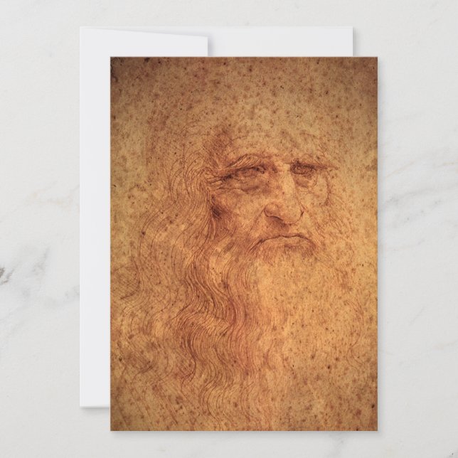 Leonardo da Vincis Självporträtt, Renässanskonst (Framsida)