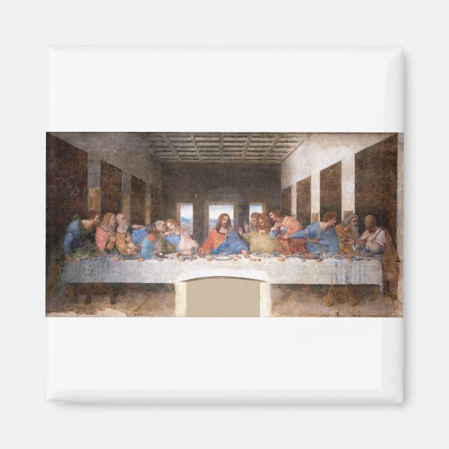 Leonardo da Vinci's The Last Supper (1495-1498) fa Magnet (Framsidan)
