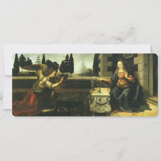 Leonardo da Vincis tillkännagivande av Herren (Framsida)