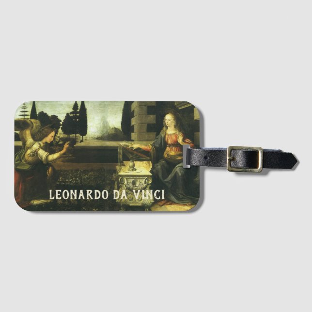 Leonardo da Vincis tillkännagivande av Herren Bagagebricka (Framsida horisontal)