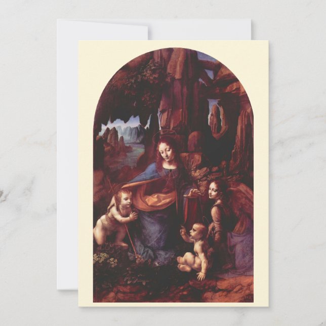 Leonardo da Vinci's Virgin (Madonna) i Sten (Framsida)