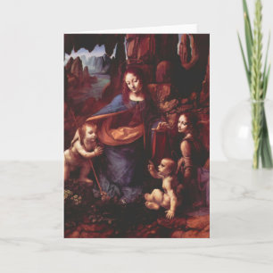 Leonardo da Vinci's Virgin (Madonna) i Sten Kort