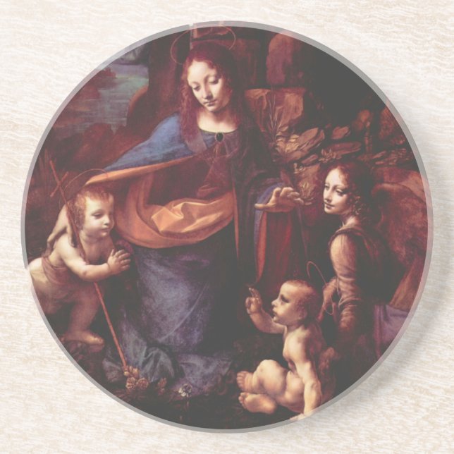 Leonardo da Vinci's Virgin (Madonna) i Sten Underlägg (Framsidan)