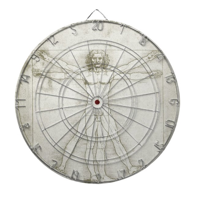 Leonardo da Vinci's Vitruvian Man Piltavla (Framsidan)