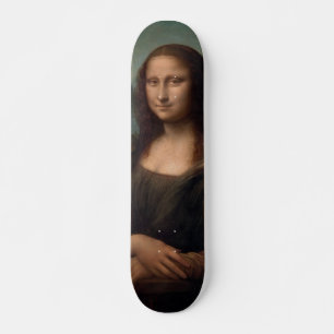 leonardo davinci- mona lisa mini skateboard bräda 18,5 cm