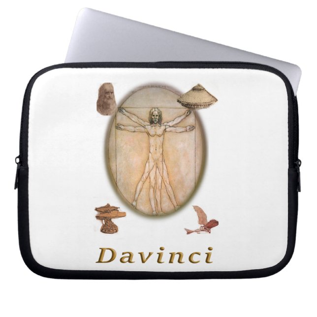 Leonardo Davinci-produkter Laptop Sleeve (Framsidan)