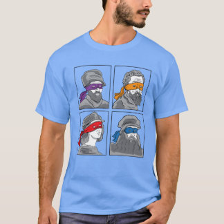 Leonardo Donatello Raphael Michelangelo Gift funny T Shirt