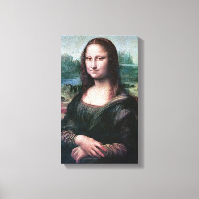 Leonardo Mona Lisa Canvastryck (Framsida)