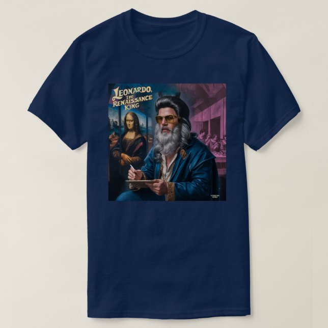 Leonardo, Renaissancen Kung T Shirt (Design framsida)