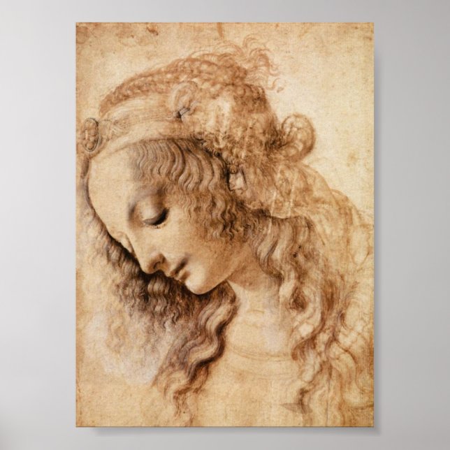 Leonardo Sketch av kvinnans chef Poster (Framsidan)