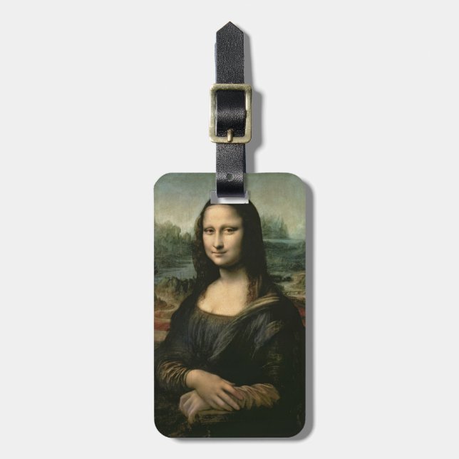 Leonardo Vinci | Mona Lisa, c.1503-6 Bagagebricka (Vertikal Framsida)