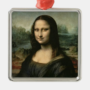 Leonardo Vinci Mona Lisa, c.1503-6 Julgransprydnad Metall