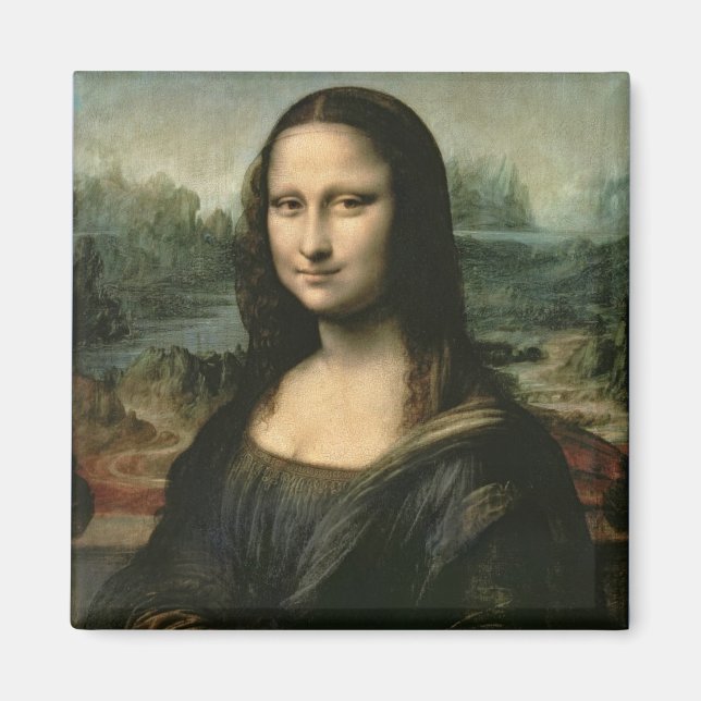 Leonardo Vinci | Mona Lisa, c.1503-6 Magnet (Framsidan)