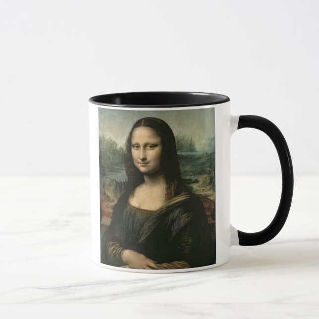 Leonardo Vinci | Mona Lisa, c.1503-6 Mugg (Höger)