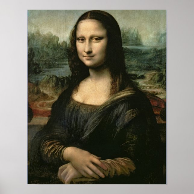 Leonardo Vinci | Mona Lisa, c.1503-6 Poster (Framsidan)