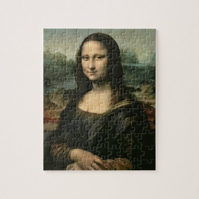 Leonardo Vinci | Mona Lisa, c.1503-6 Pussel (Vertikal)