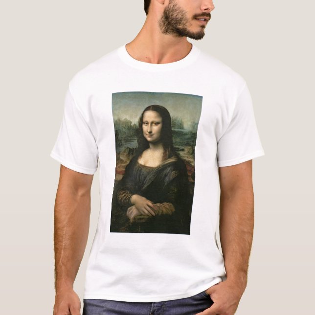 Leonardo Vinci | Mona Lisa, c.1503-6 Tee Shirt (Framsida)