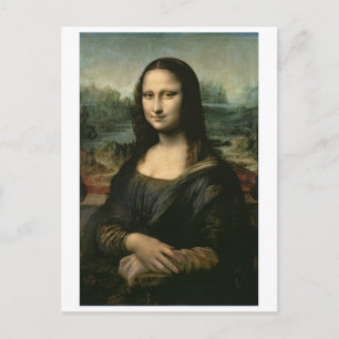 Leonardo Vinci   Mona Lisa, c.1503-6 Vykort