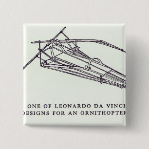 Leonardos Da Vinci designer för en Ornithopter Knapp