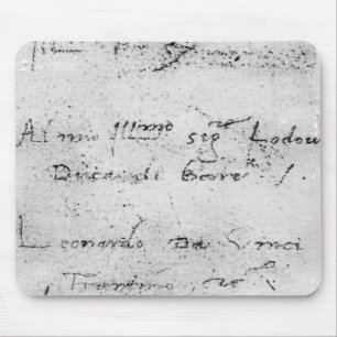Leonardos Da Vinci handskrift Musmatta