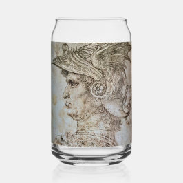 Leonardo's Helmeted Warrior Beer Can
