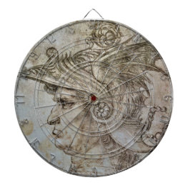 Leonardo's Helmeted Warrior Dartboard Darttavla