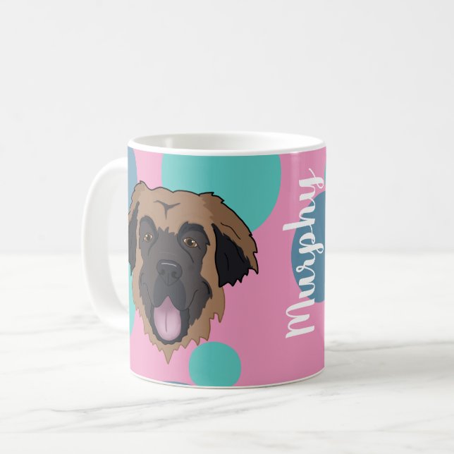Leonberger Anpassade Kaffemugg (Framsida vänster)