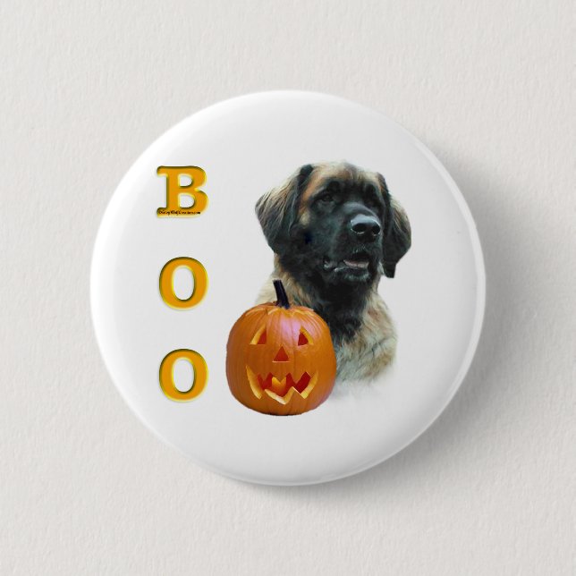 Leonberger Boo - Button Knapp (Framsida)