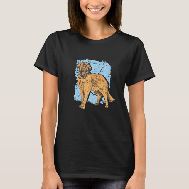 Leonberger Dog Breed Premium T Shirt (Framsida)