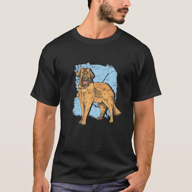 Leonberger Dog Breed Premium T Shirt (Framsida)