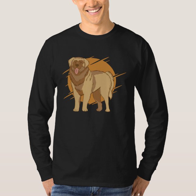Leonberger dog t shirt (Framsida)
