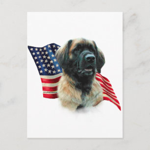 Leonberger Flagga Vykort