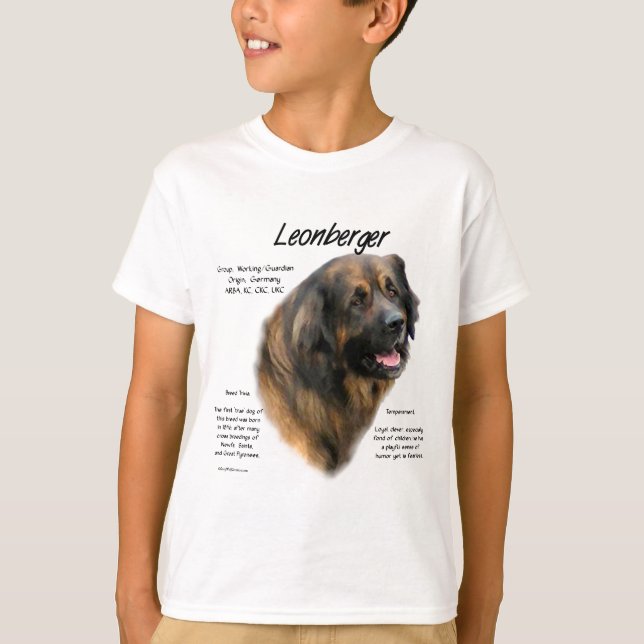 Leonberger-historikdesign T-shirt (Framsida)